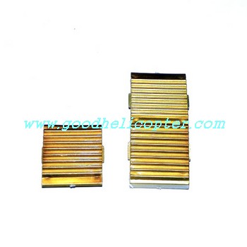 fq777-777-fq777-777d helicopter parts heat sink for main motors (golden color) - Click Image to Close